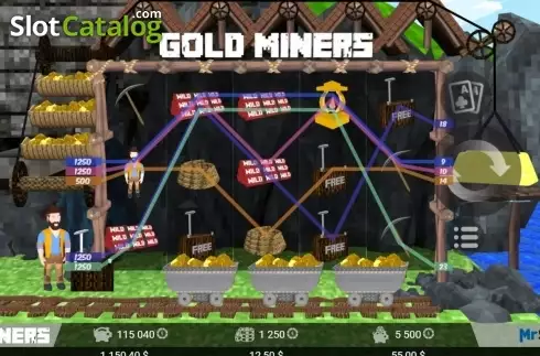 Pantalla6. Gold Miners Tragamonedas 