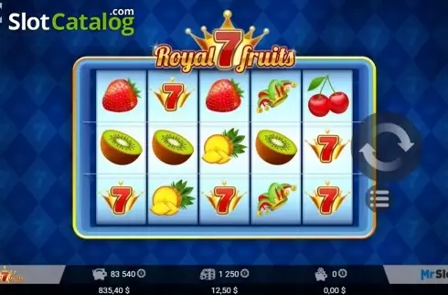 画面4. Royal 7 Fruits カジノスロット