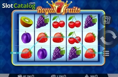 Ecran5. Royal 7 Fruits slot