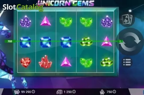 Schermo5. Unicorn Gems slot