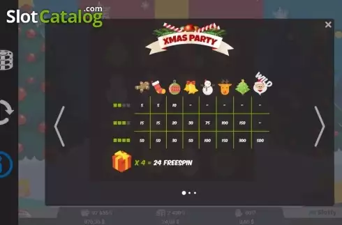Bildschirm2. Xmas Party (MrSlotty) slot