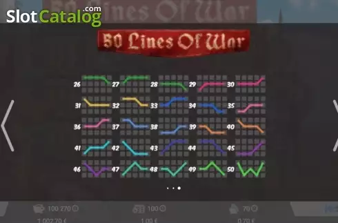 Captura de tela8. 50 Lines Of War slot