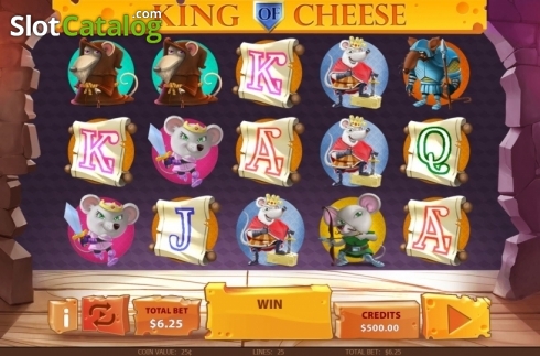 Reel Screen. King of Cheese slot