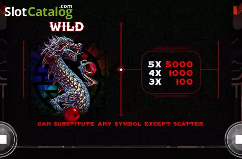 Wild feature screen. Fu Dr888gon slot