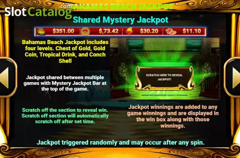 Mystery Jackpot Screen. Filthy Rich slot