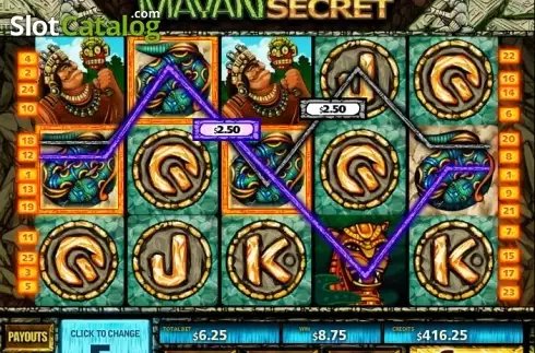 Win screen. Mayan Secret slot