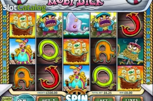 Moby Dick. Moby Dick (MultiSlot) Tragamonedas 