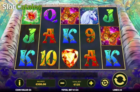 Schermo2. Fairy's Charmed Forest slot
