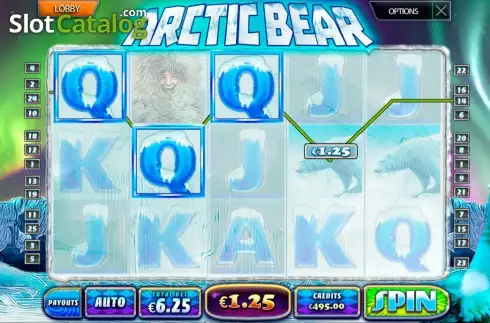 画面6. Arctic Bear カジノスロット