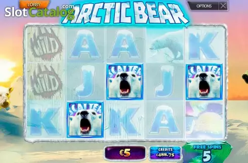 画面7. Arctic Bear カジノスロット