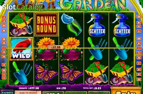 Schermo9. Cash Garden slot