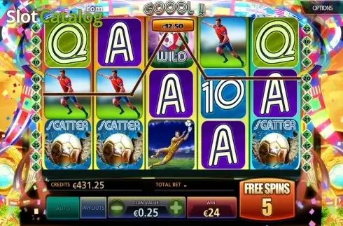 Skärmdump7. Goool!! slot