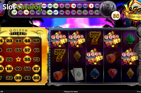 Skärmdump4. Golden Ticket Vegas slot