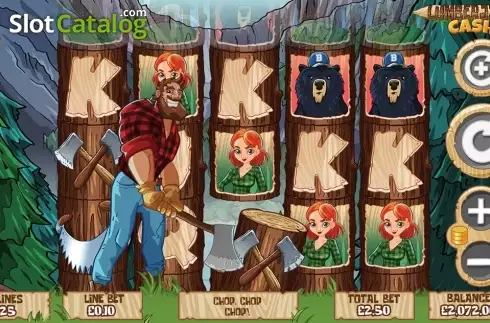 Bildschirm7. Lumberjack Cash slot