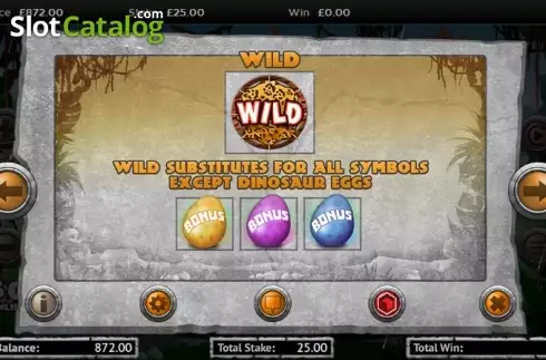 Paytable 4. Rolling Stone Age slot