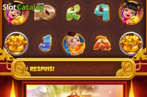 Reel screen. God of Fortune (Naga Games) slot