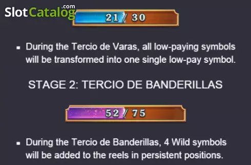 Bildschirm9. Legendary El Toro slot