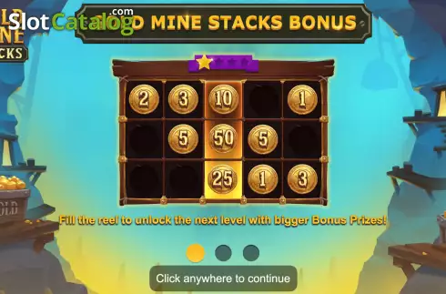 Bonus Game 1. Gold Mine Stacks slot