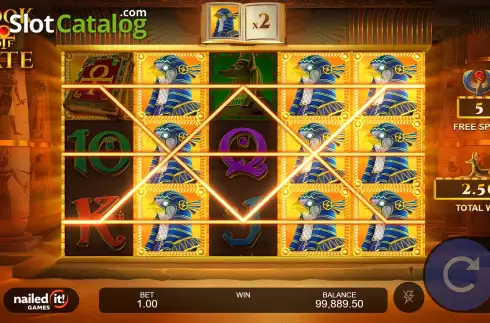 Free Spins 3. Book Of Fate (Nailed It! Games) slot