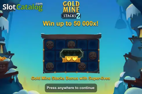画面2. Gold Mine Stacks 2 カジノスロット