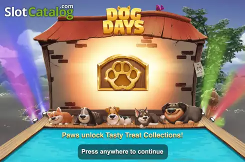 Start Screen. Dog Days slot