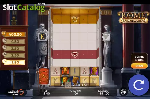 Captura de tela3. Rome Supermatch slot