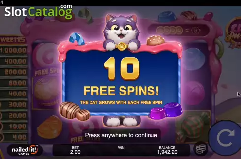 Free Spins 1. CatPurry slot