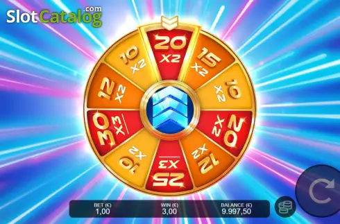 Bonus Wheel Win Screen 3. Cosmic Coins slot