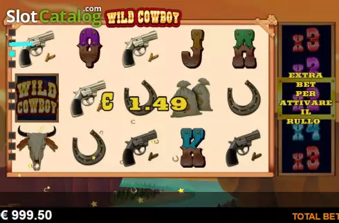 Win screen. Wild Cowboy slot