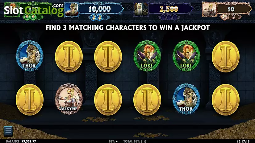 Thunderstruck II Video Bingo Jackpot Bonus Game