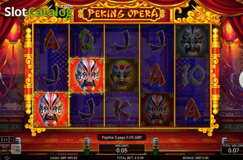 Win Screen. Peking Opera slot