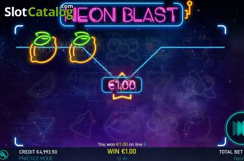 Captura de tela3. Neon Blast slot