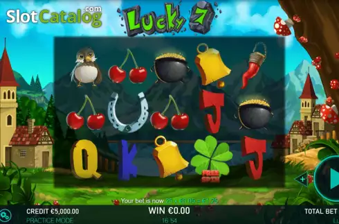 画面2. Lucky 7 (Nemesis Game Studio) カジノスロット