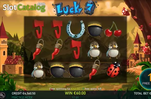 Captura de tela7. Lucky 7 (Nemesis Game Studio) slot