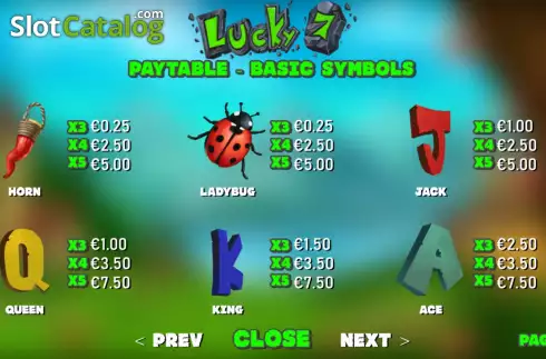 Captura de tela9. Lucky 7 (Nemesis Game Studio) slot