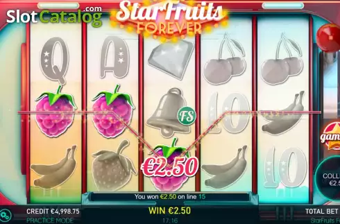 画面4. Starfruits カジノスロット