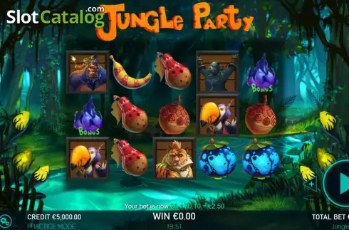 Ekran2. Jungle Party yuvası
