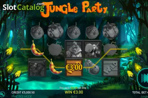 Ekran3. Jungle Party yuvası
