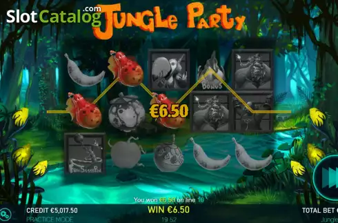 Ekran4. Jungle Party yuvası
