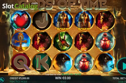 Bildschirm2. Gods of Time slot