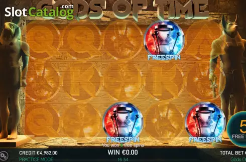 Bildschirm5. Gods of Time slot