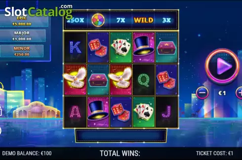 Reel screen. Magic Vegas slot