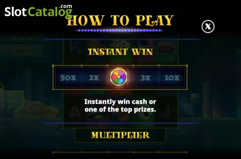 Instant Win screen. Magic Vegas slot