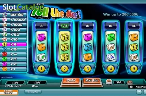 Screen 2. Roll the Dice (NeoGames) slot