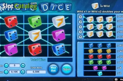 Screen 1. Magic Dice (NeoGames) slot