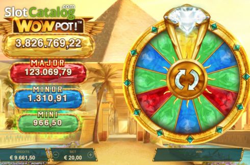 Jackpot Wheel 1. Queen of Alexandria WowPot slot