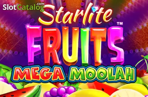 Starlite Fruits Mega Moolah ロゴ
