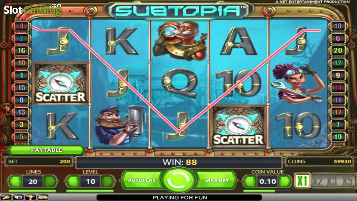 subtopia игровой автомат