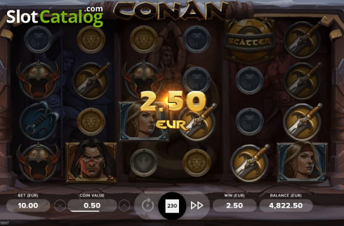 Bildschirm5. Conan slot