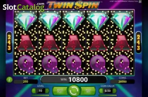 画面2. Twin Spin (ツイン・スピン) カジノスロット